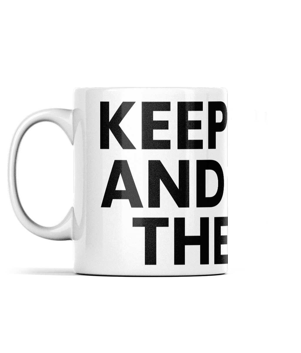 Keep Calm and Walk The Dog Ceramic Mug